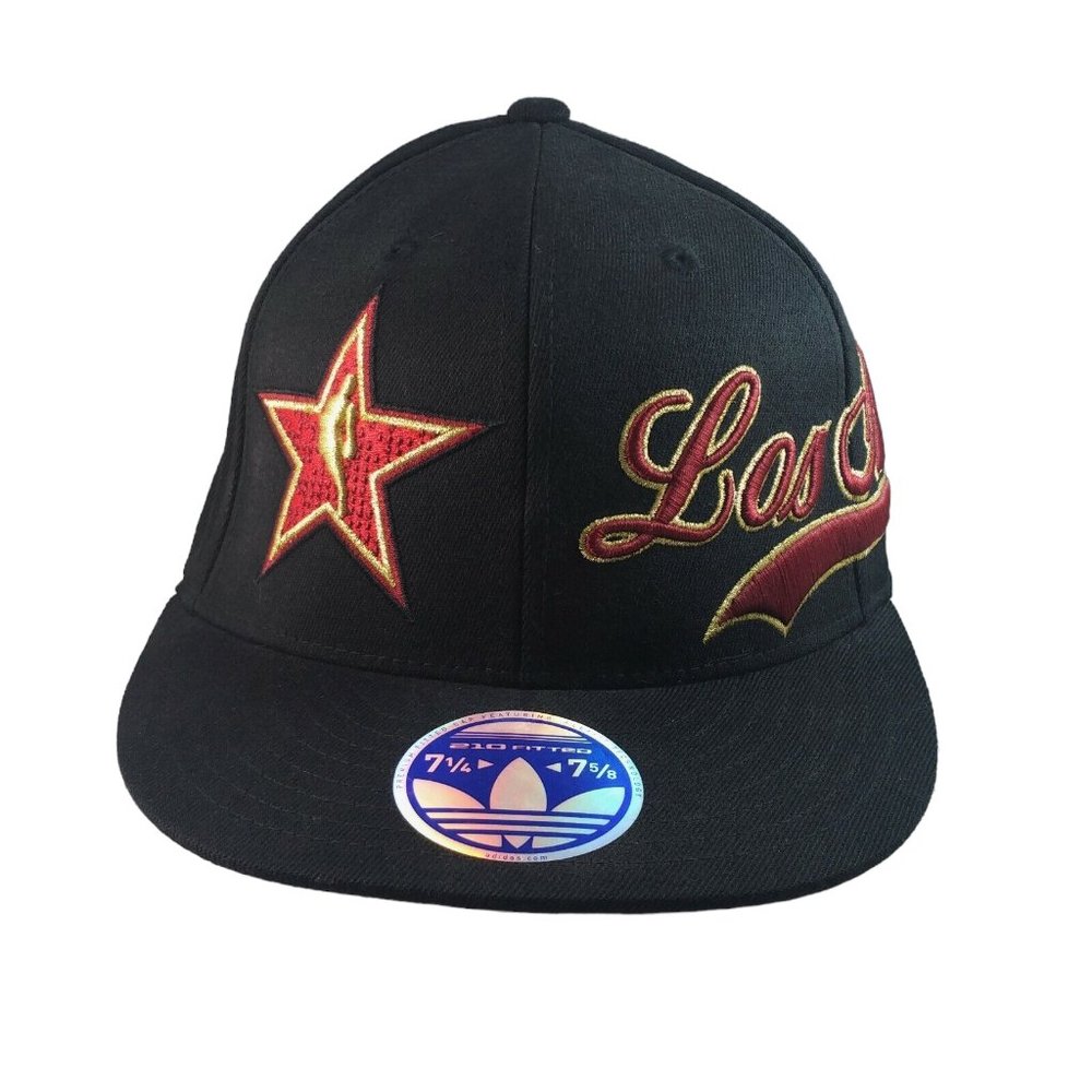 NWOT Adidas NBA Los Angles Lakers Hat Cap LA11 All Star 210 Fitted 7 1/4- 7 5/8